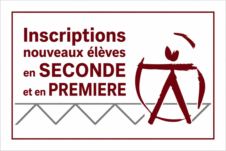 Inscription des nouveaux élèves en 2nde et en 1ère